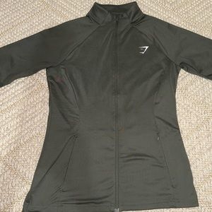GYMSHARK slim fit training jacket